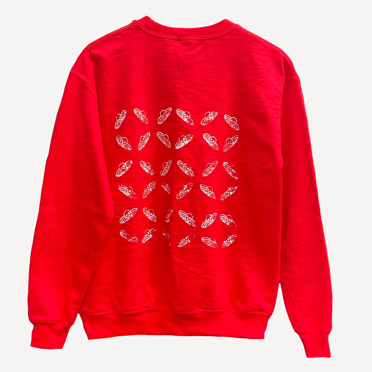 MOONSURF x SKULL Red Sweatshirt