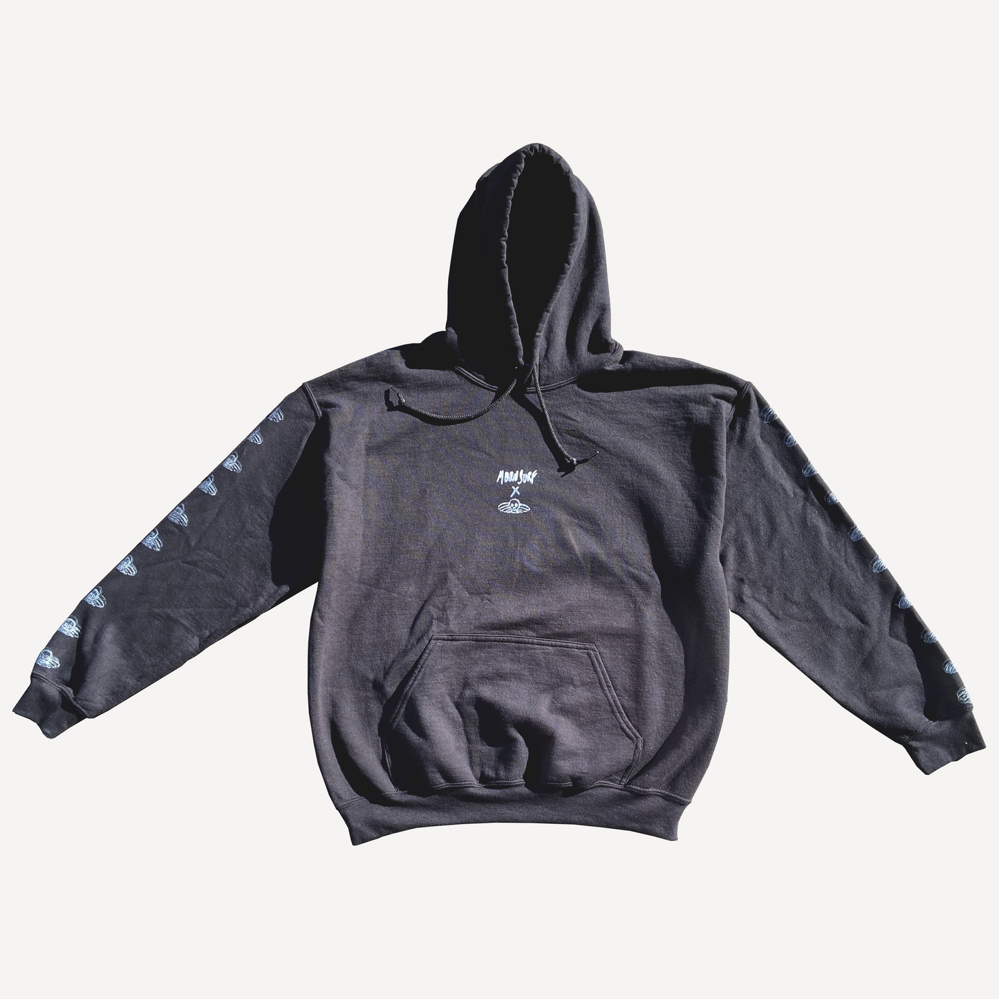 MOONSURF x SKULL Black Hoodie